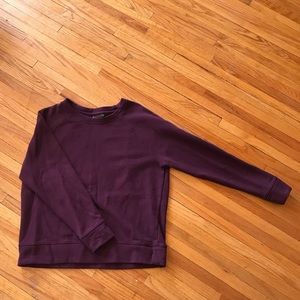 Burgundy crew neck sweater!